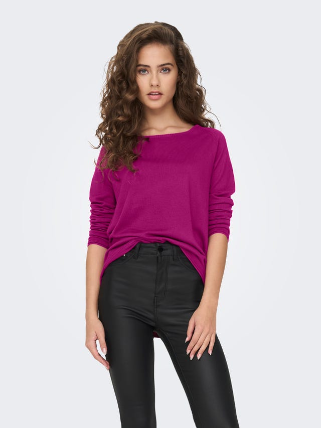 ONLY O-hals Pullover - 15109964