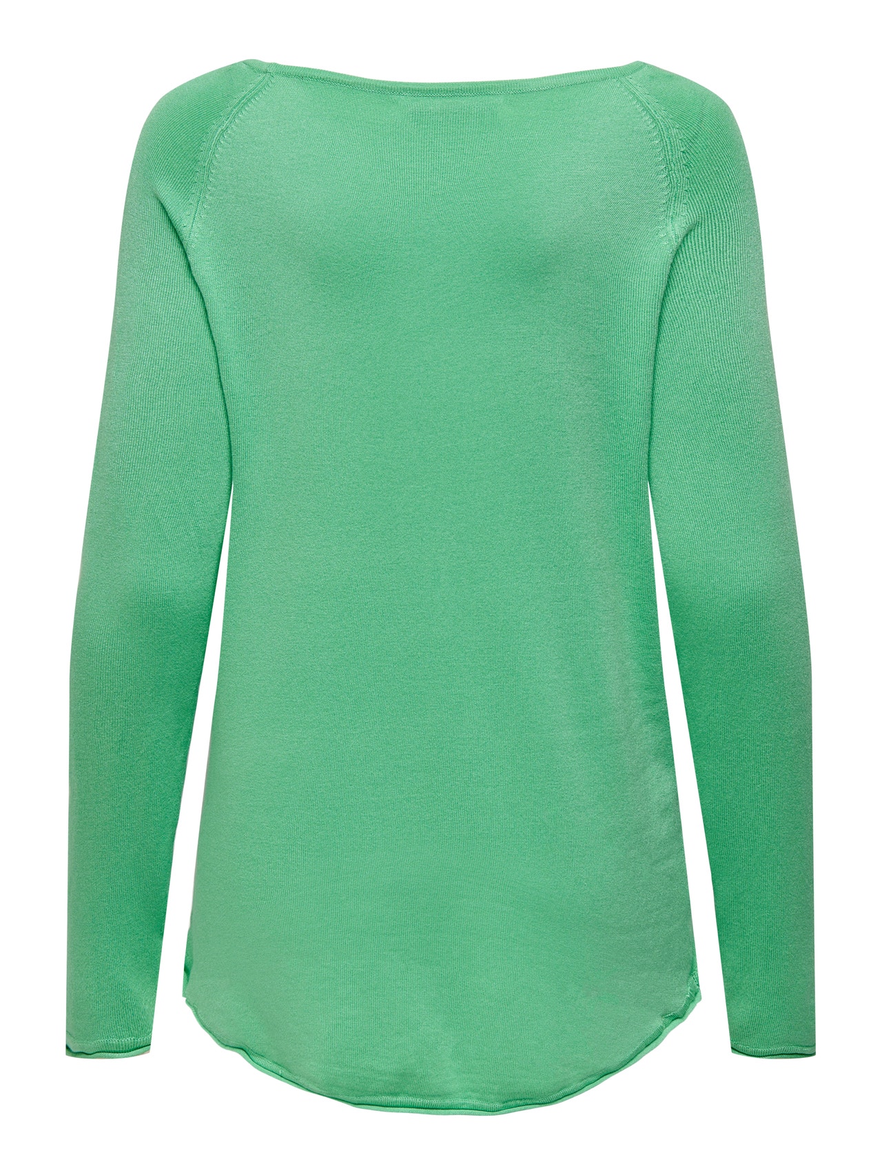 ONLY Long Knitted Pullover -Jade Cream - 15109964