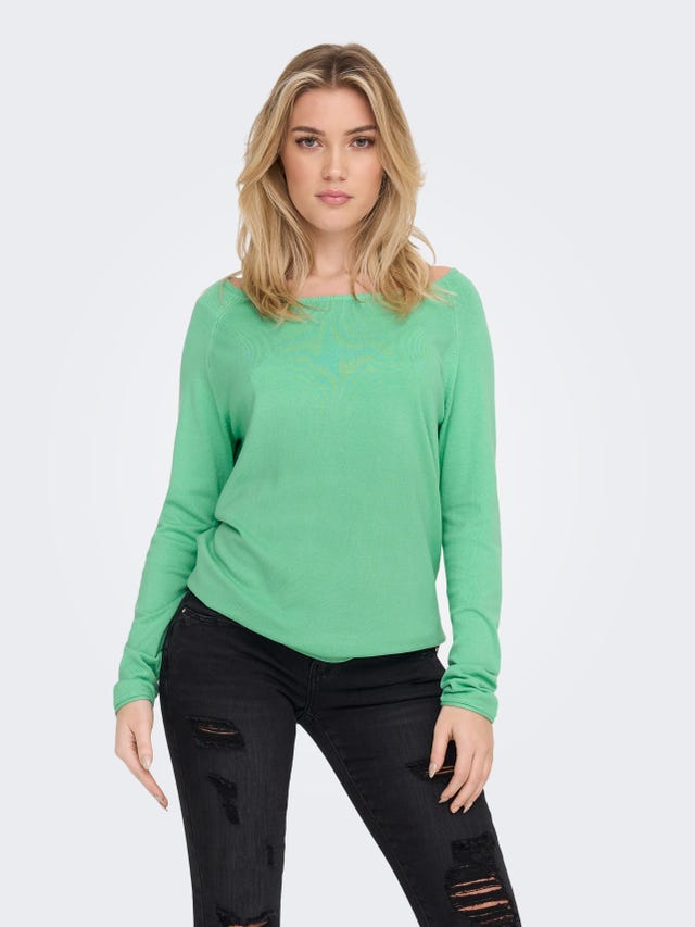 ONLY O-hals Pullover - 15109964