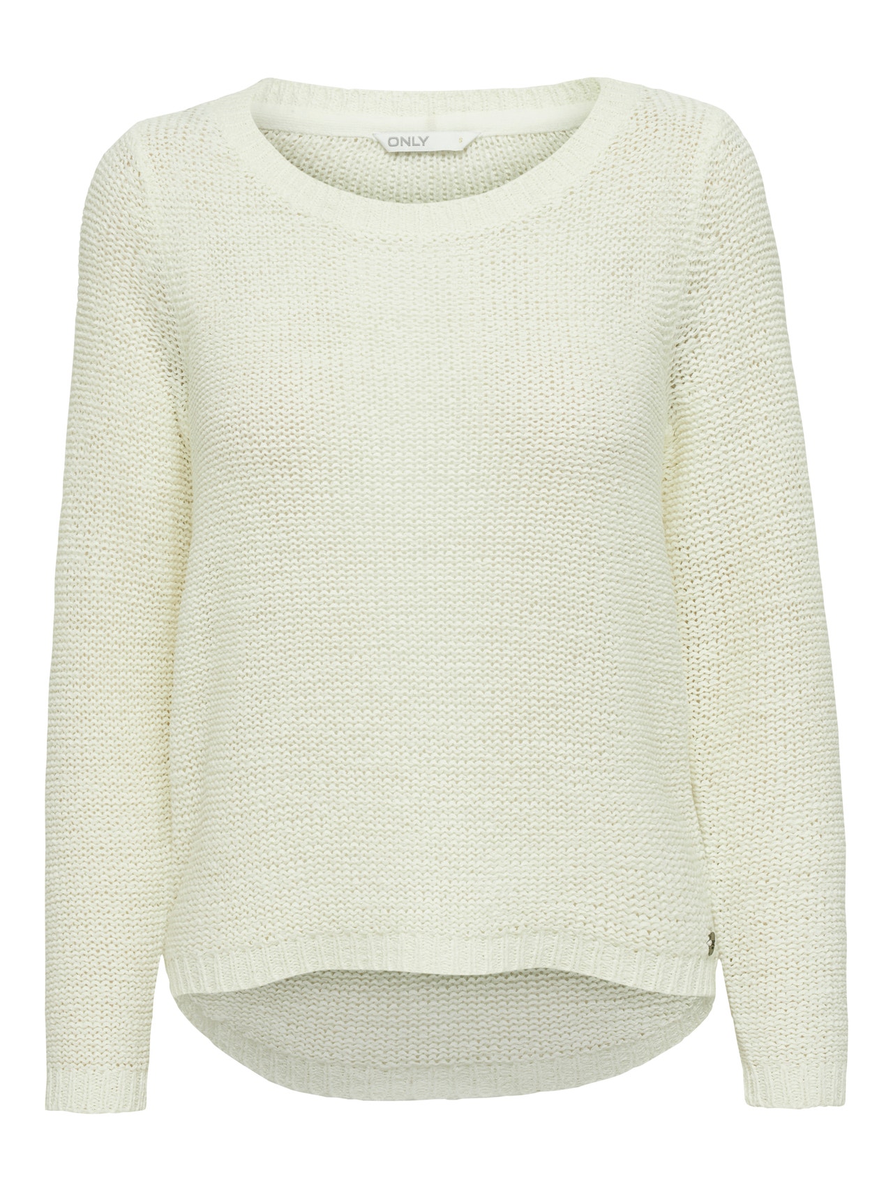 ONLY Round Neck Pullover -Cloud Dancer - 15113356