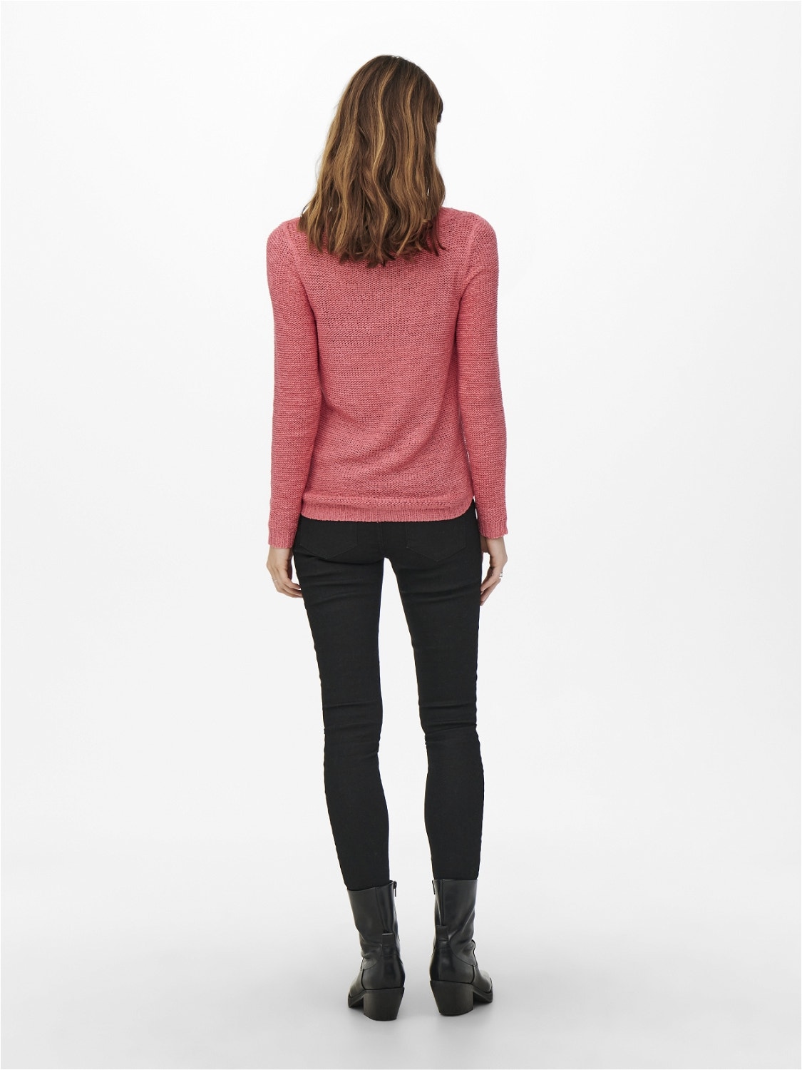 ONLY Texture Knitted Pullover -Tea Rose - 15113356