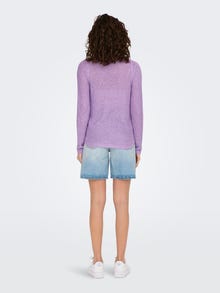 ONLY Texture Knitted Pullover -Purple Rose - 15113356