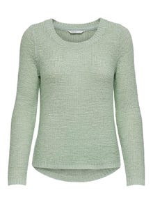 ONLY Solid Strikket pullover -Subtle Green - 15113356