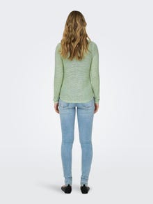 ONLY O-hals Pullover -Subtle Green - 15113356