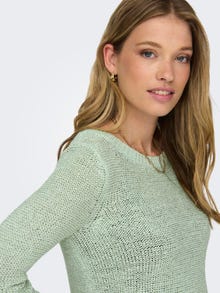 ONLY O-hals Pullover -Subtle Green - 15113356
