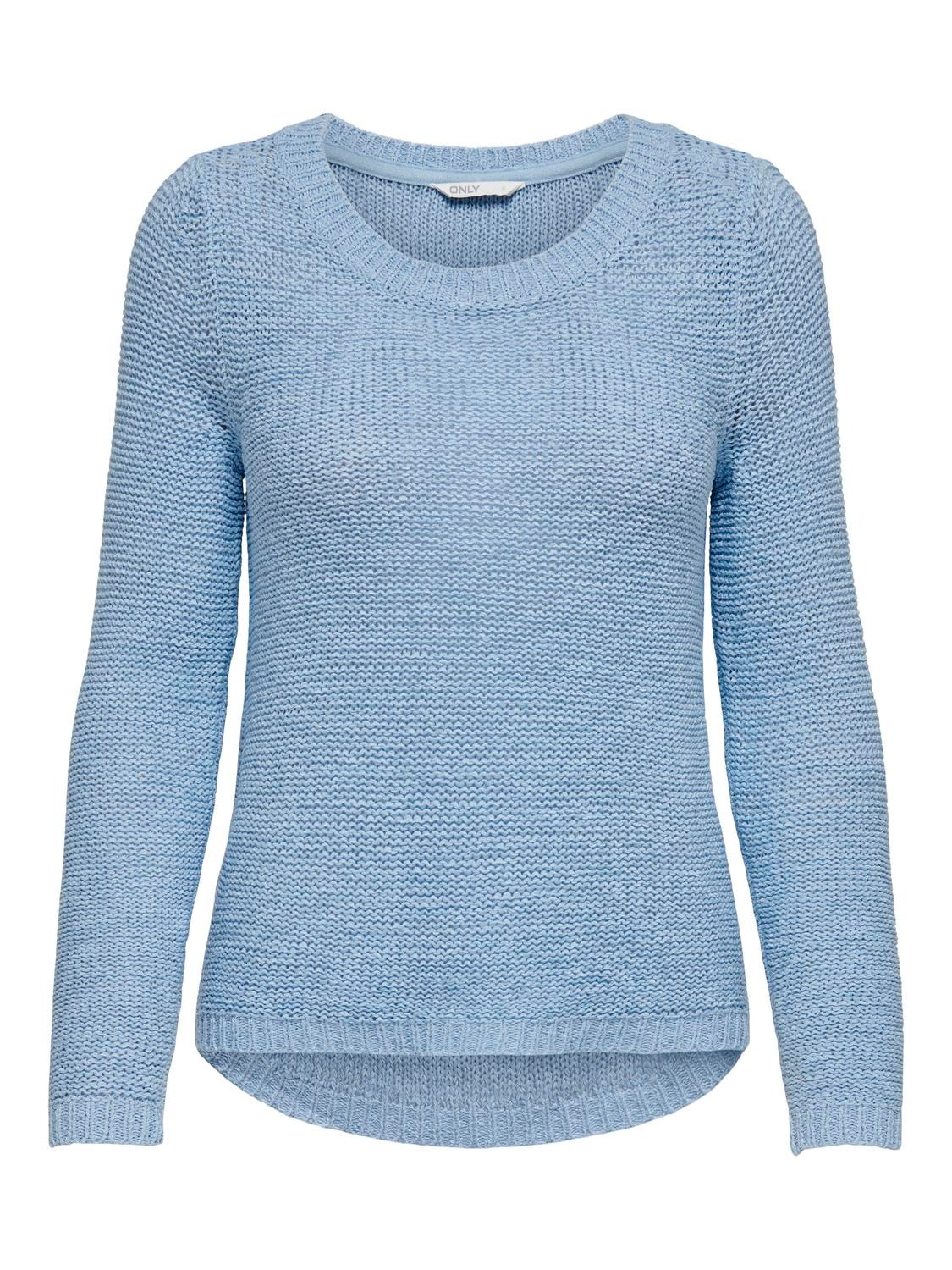 ONLY Einfarbiger Strickpullover -Clear Sky - 15113356