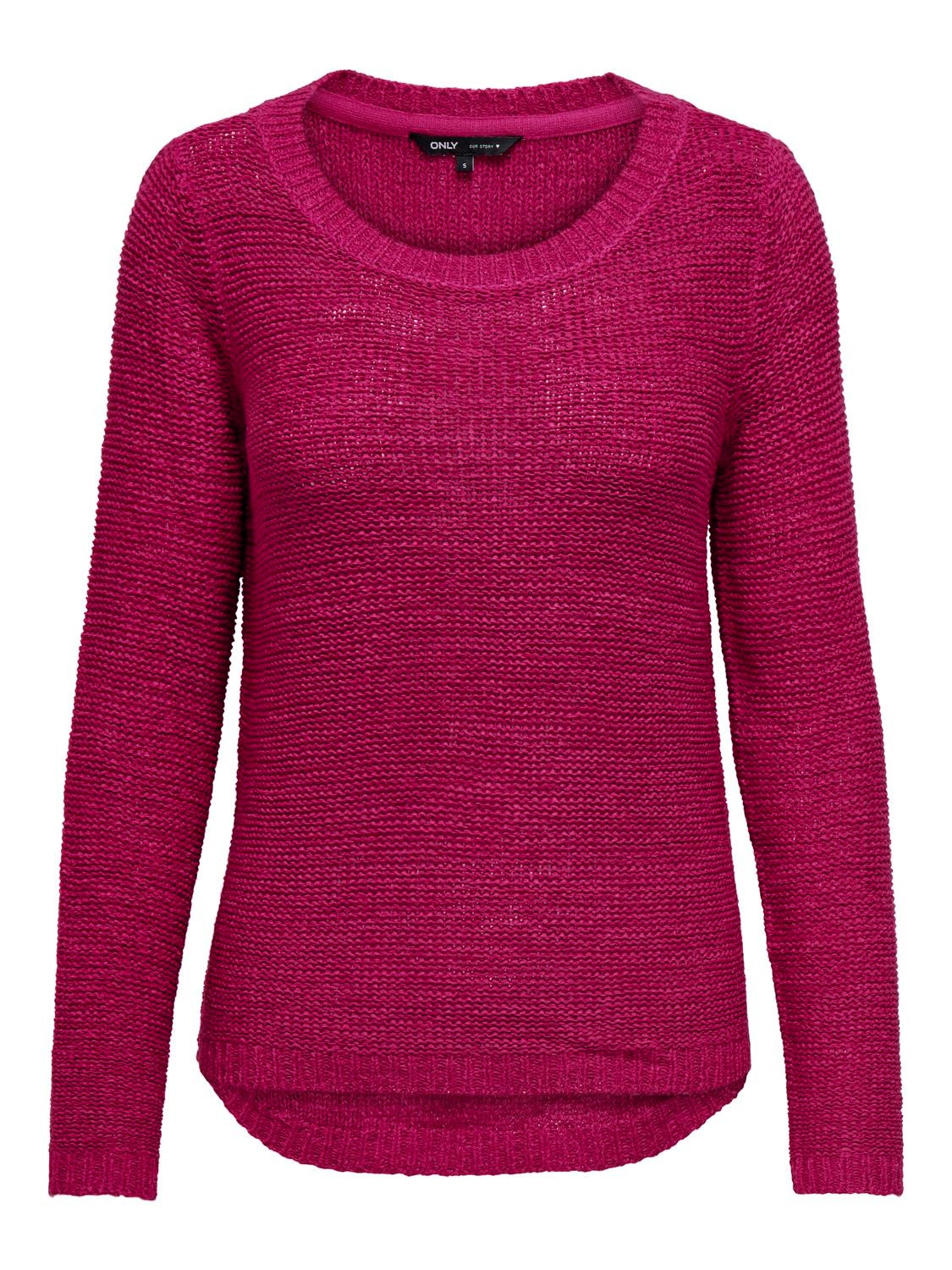 ONLY Texture Knitted Pullover -Granita - 15113356