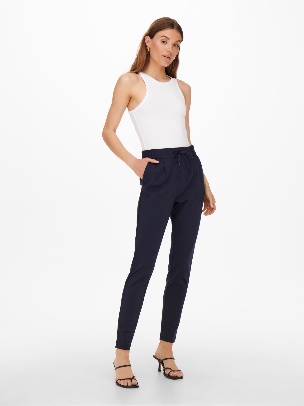 ONLY Poptrash Trousers -Night Sky - 15115847