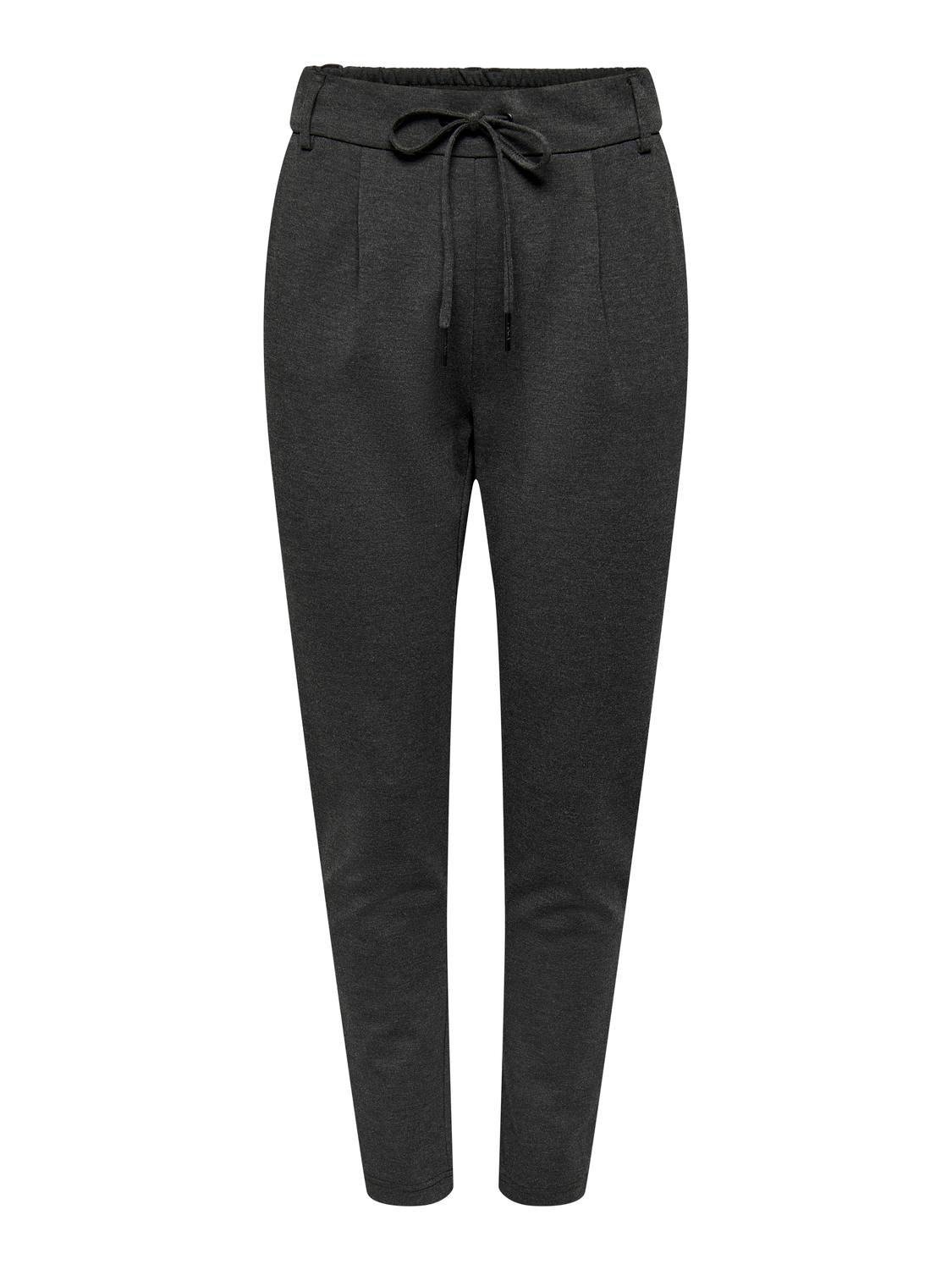 ONLY Einfarbige Hose -Dark Grey Melange - 15115847