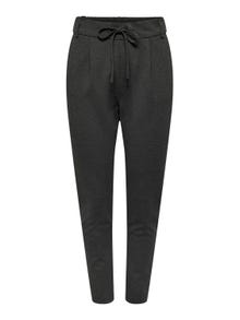 ONLY Regular Fit Trousers -Dark Grey Melange - 15115847