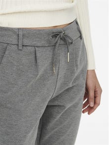 ONLY Regular Fit Trousers -Medium Grey Melange - 15115847
