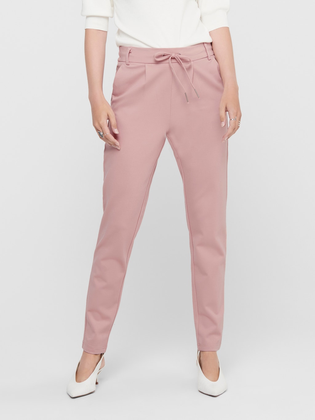 Poptrash Trousers Light Rose | ONLY®
