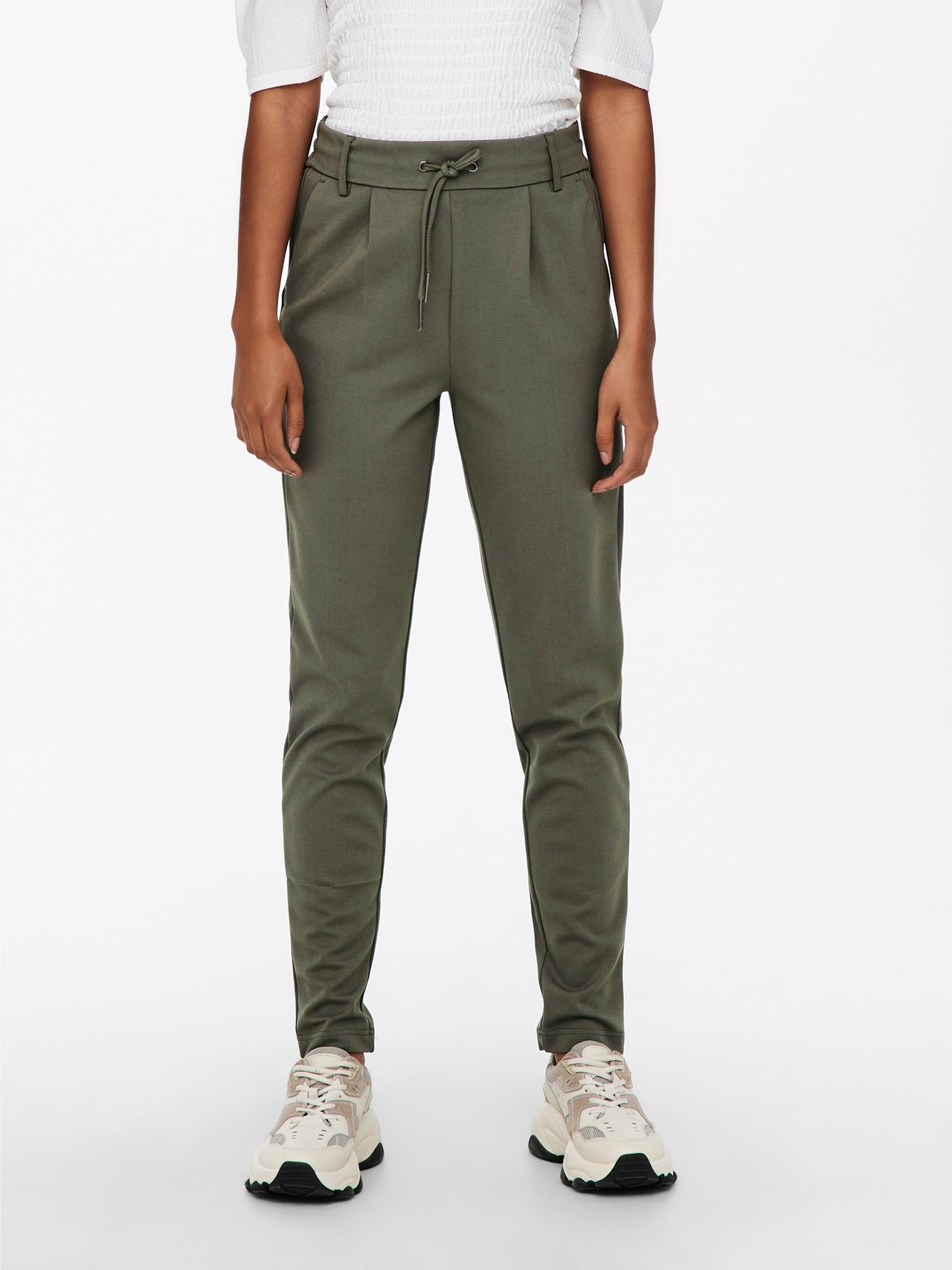 ONLY Poptrash Trousers -Bungee Cord - 15115847