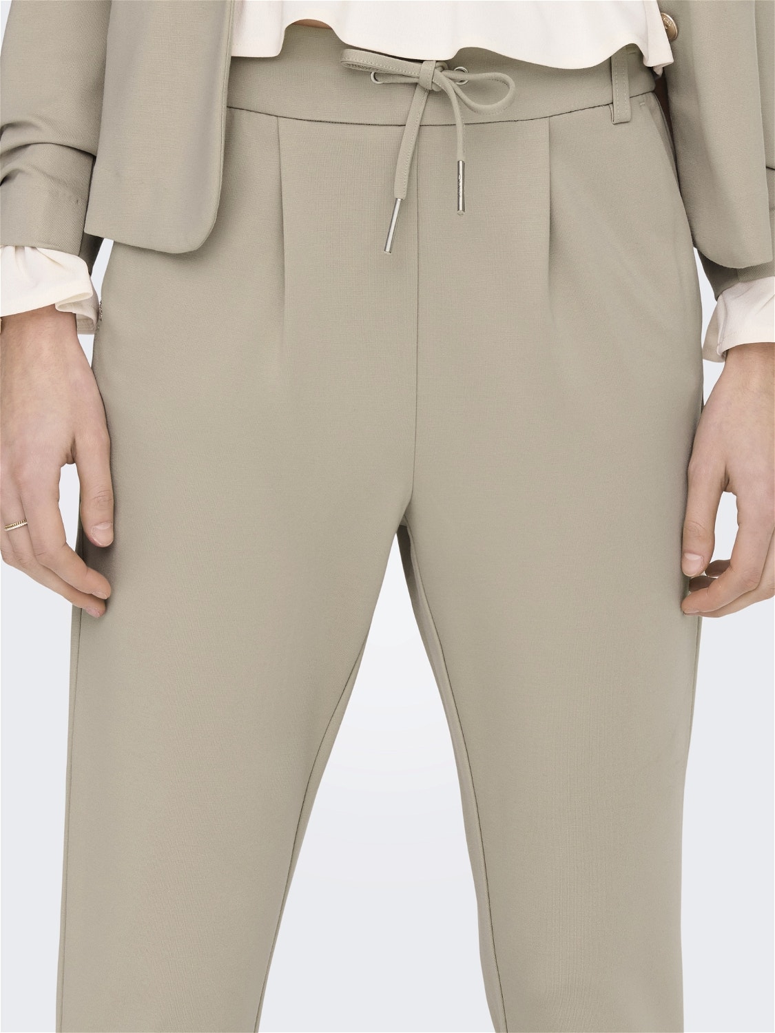 ONLY Poptrash Trousers -Pure Cashmere - 15115847