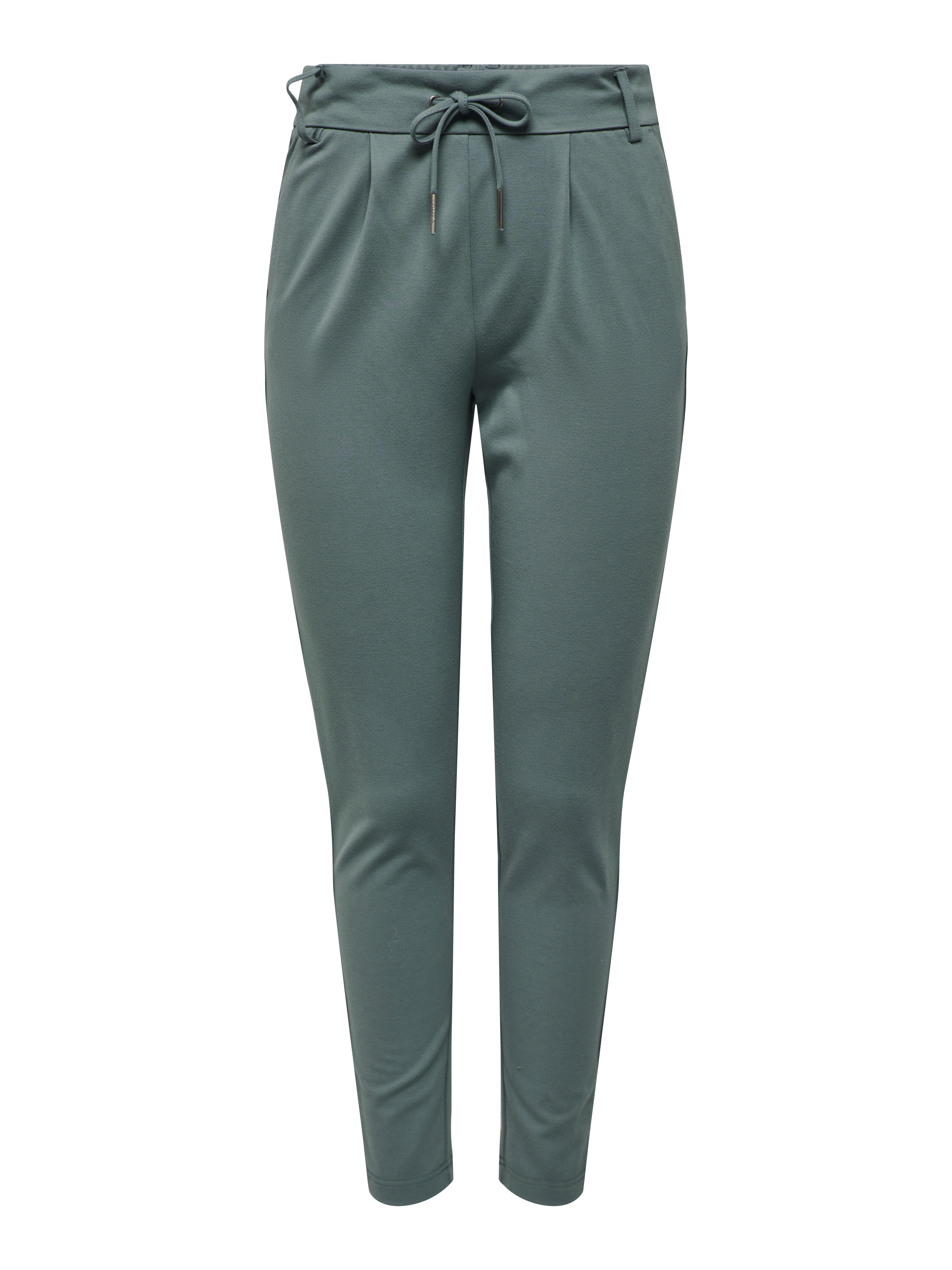 ONLPOPTRASH Mittlere Taille Normal geschnitten Hose | Dunkelgrün 