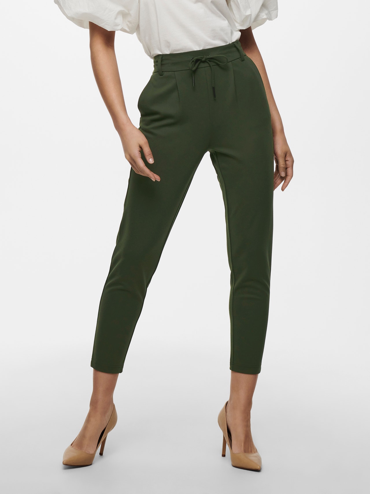 ONLY Regular Fit Trousers -Peat - 15115847
