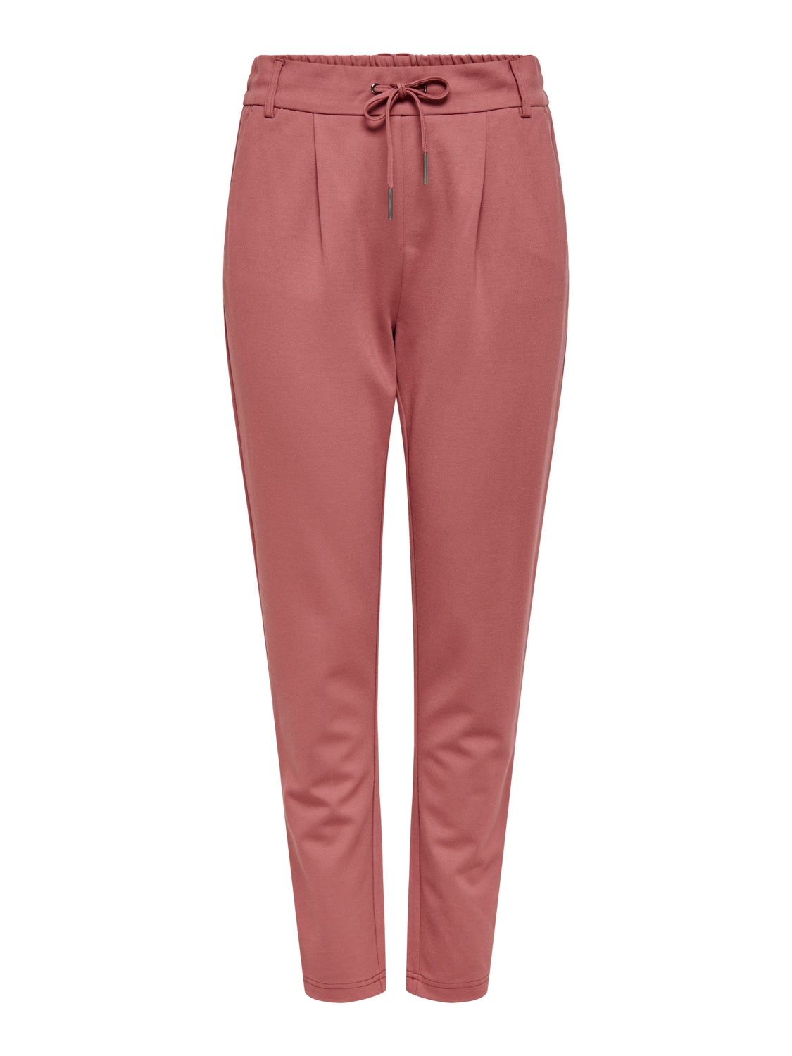 ONLPOPTRASH Mittlere Taille Normal geschnitten Hose | Dunkelrot 