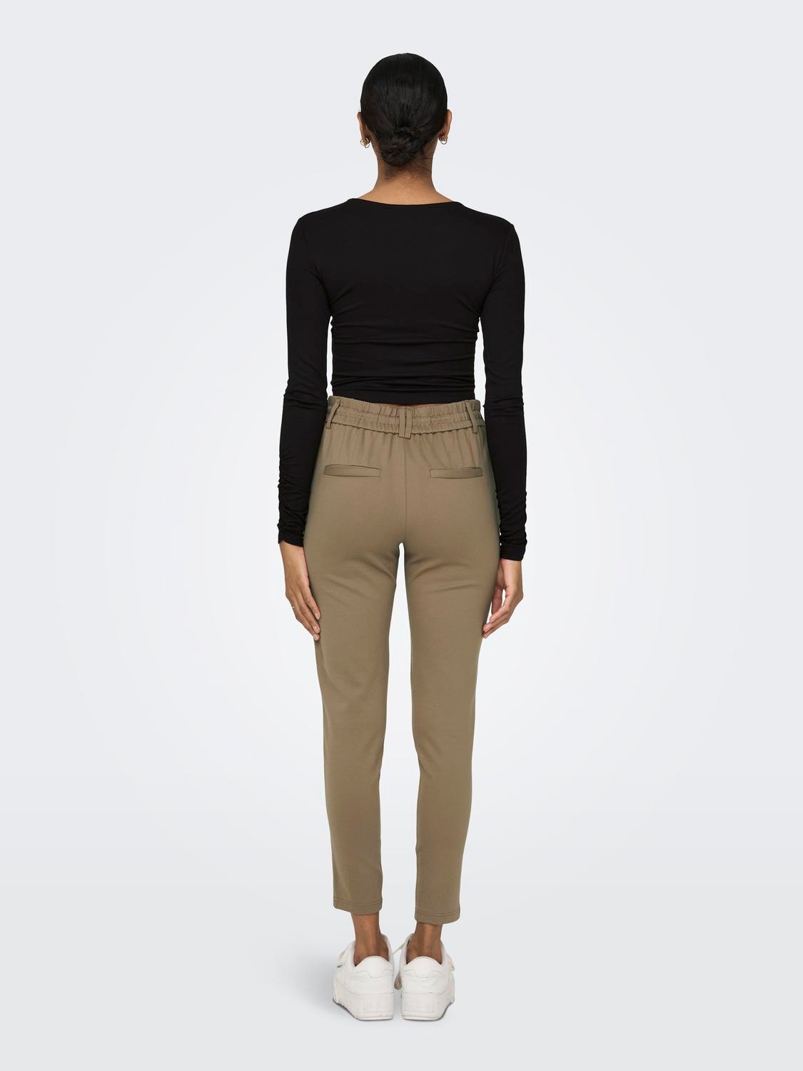 ONLY Poptrash Trousers -Caribou - 15115847