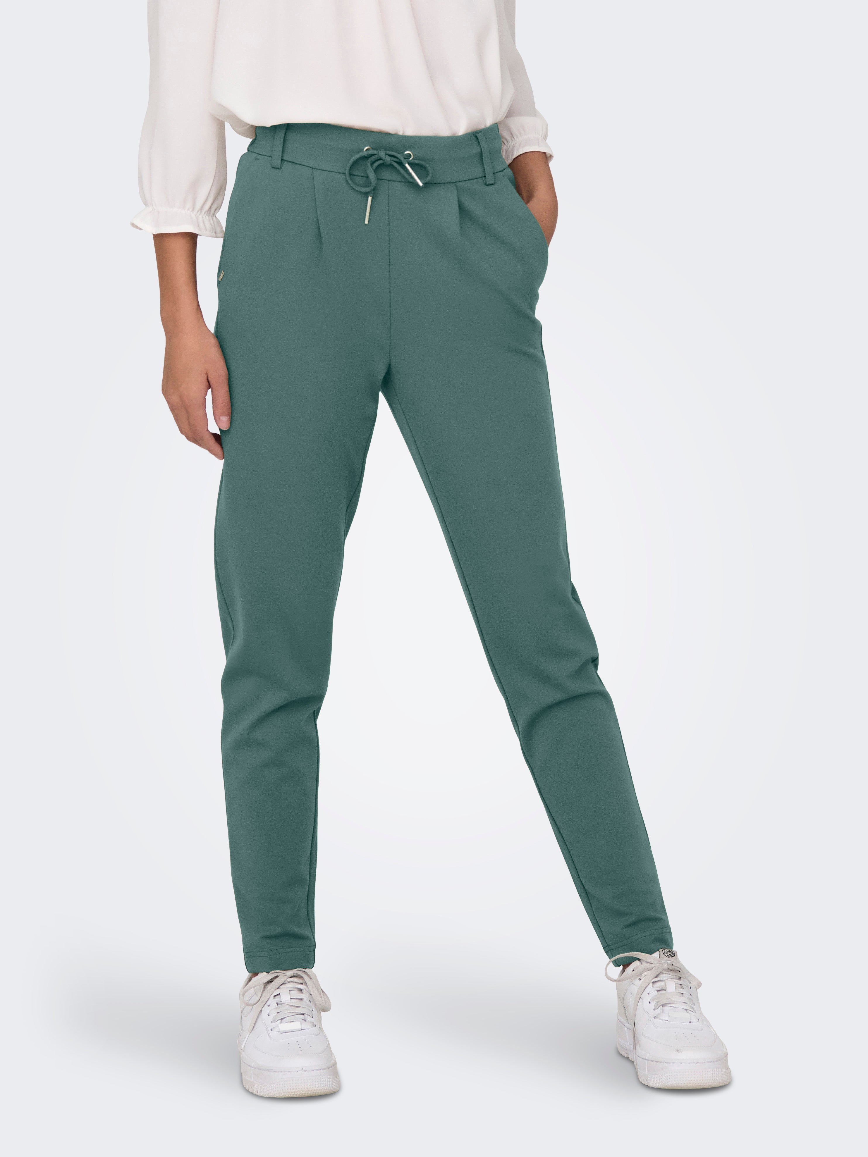 ONLY Damen Joggerhose ONLPOPTRASH-OVA In Karottenform – Lockerer Schnitt, Elastisch, Mit Tunnelzug Und Seitentaschen