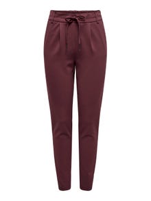 ONLY Uni Pantalon -Red Mahogany - 15115847