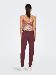 ONLY Uni Pantalon -Red Mahogany - 15115847