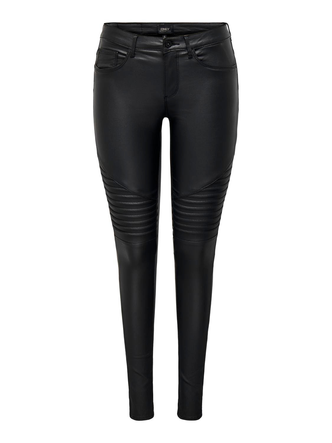 ONLY ONLRoyal highNew Royal revestidos de estilo biker Jeans skinny fit -Black - 15121410