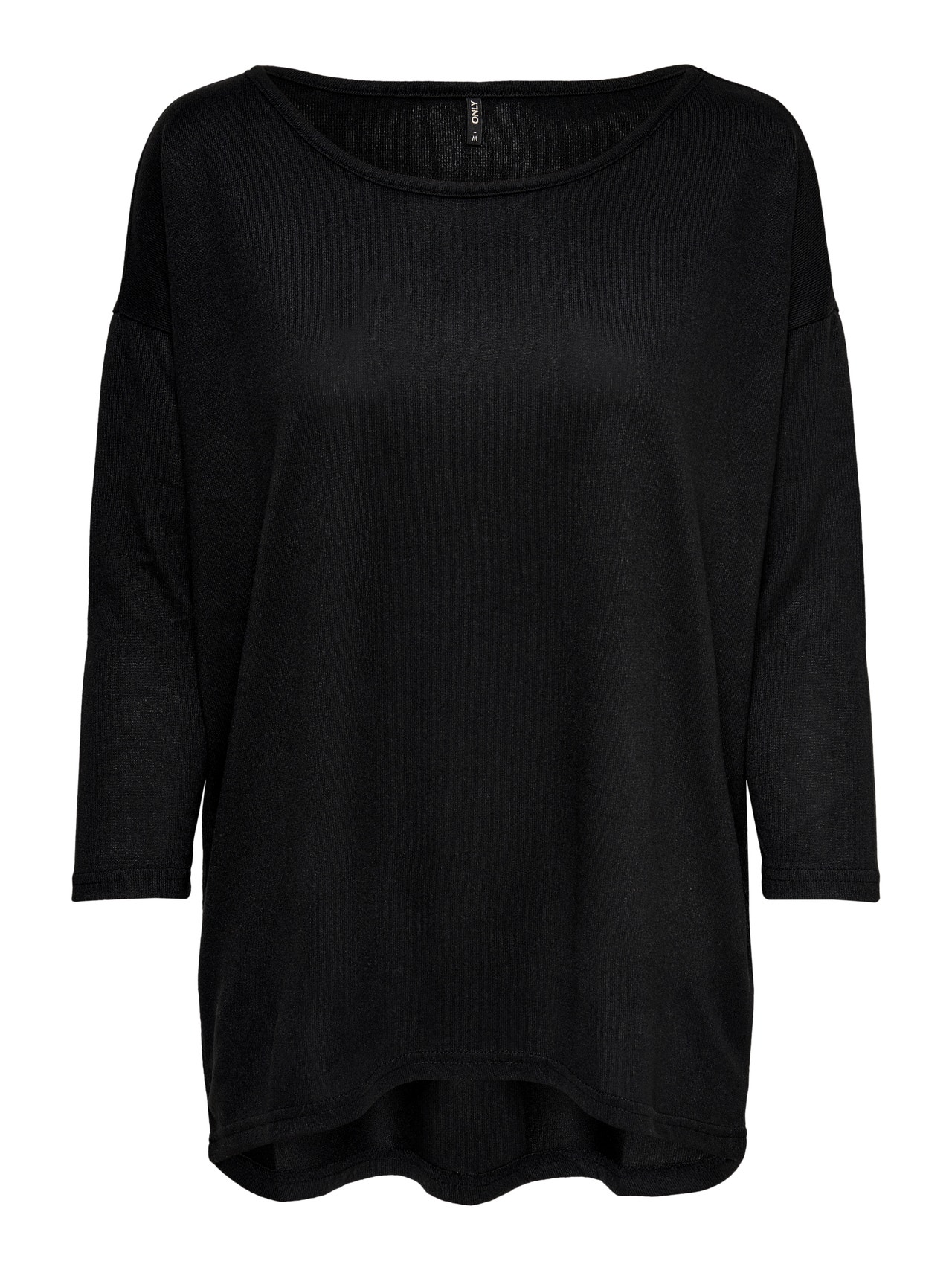 ONLY Tops Loose Fit Col rond Épaules tombantes -Black - 15124402