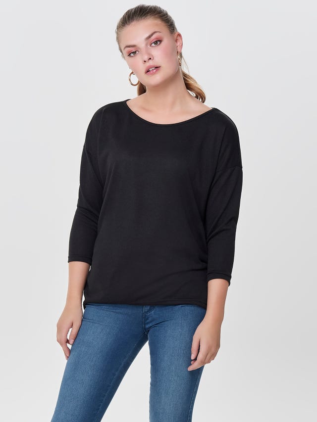 ONLY Tops Loose Fit Col rond Épaules tombantes - 15124402