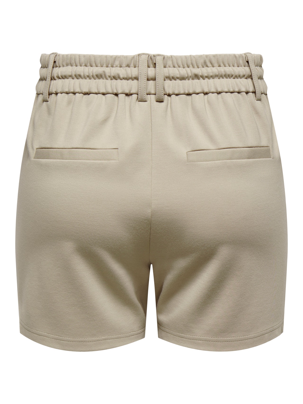GOZYLA Women's Summer Shorts, Elegant Fabric Summer Shorts with Pockets,  Loose Fit Bermuda Shorts, Summer Shorts for Teenagers (Color : Beige, Size  : S) : : Fashion