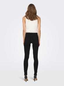 ONLY ONLRain reg Skinny Fit Jeans -Black Denim - 15129693