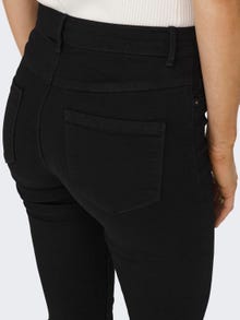 ONLY ONLRain normalhöga Skinny fit-jeans -Black Denim - 15129693