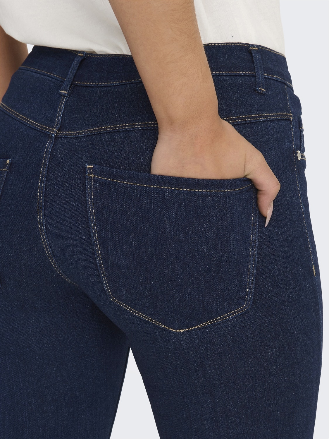 ONLY ONLRain reg Skinny fit jeans -Dark Blue Denim - 15129693