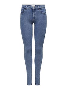 ONLY ONLRain reg Skinny fit jeans -Medium Blue Denim - 15129693