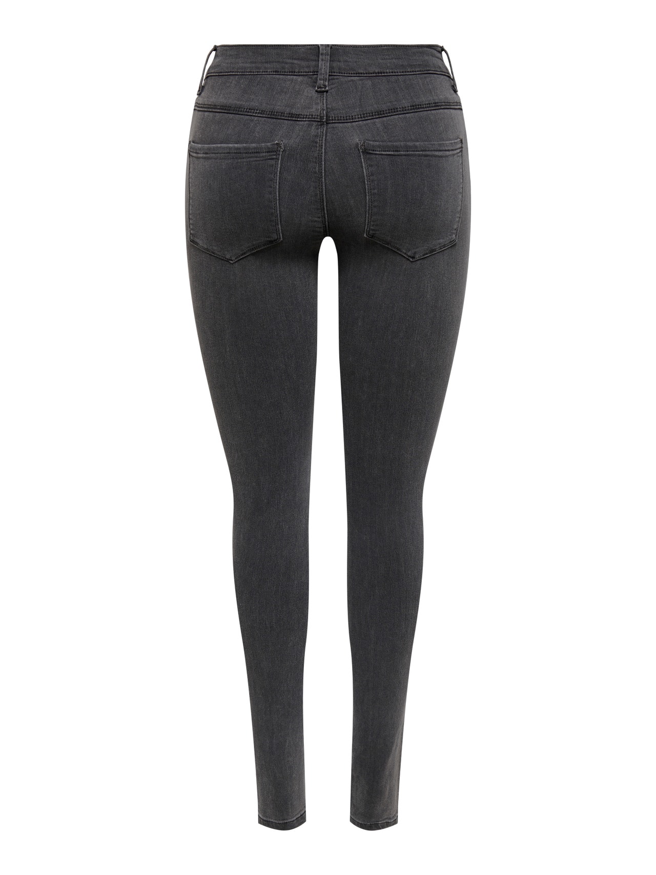 ONLY ONLRain reg Skinny fit jeans -Dark Grey Denim - 15129693