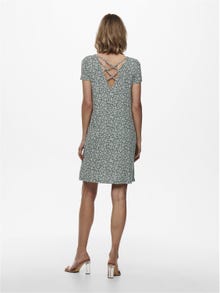 ONLY Kortærmet mini kjole -Balsam Green - 15131237