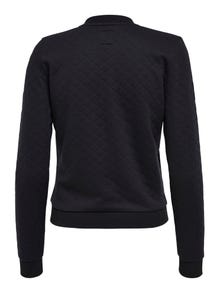 ONLY Regular Fit Round Neck Sweatshirt -Black - 15131550