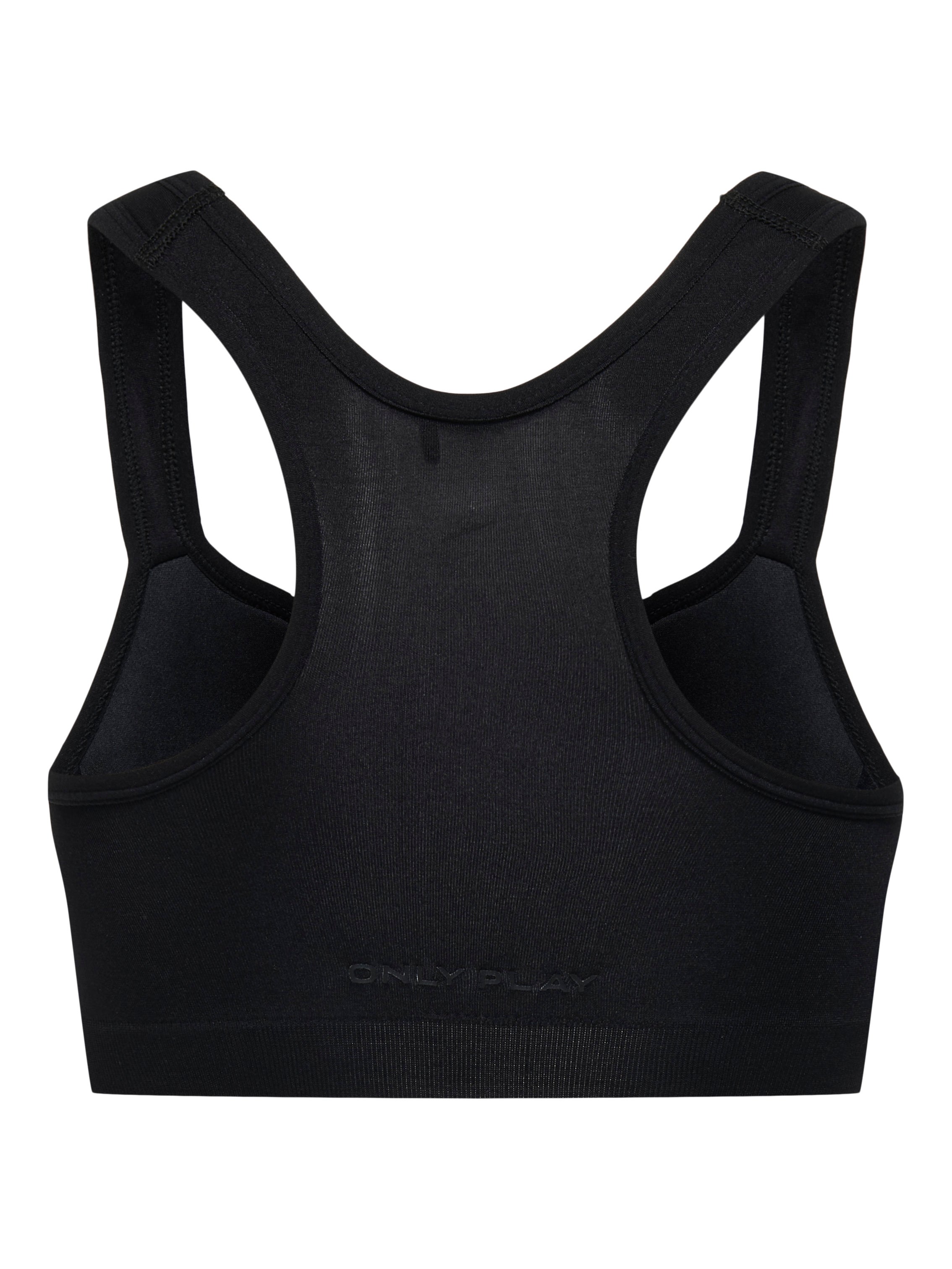 Seamless Sports Bra Black ONLY®