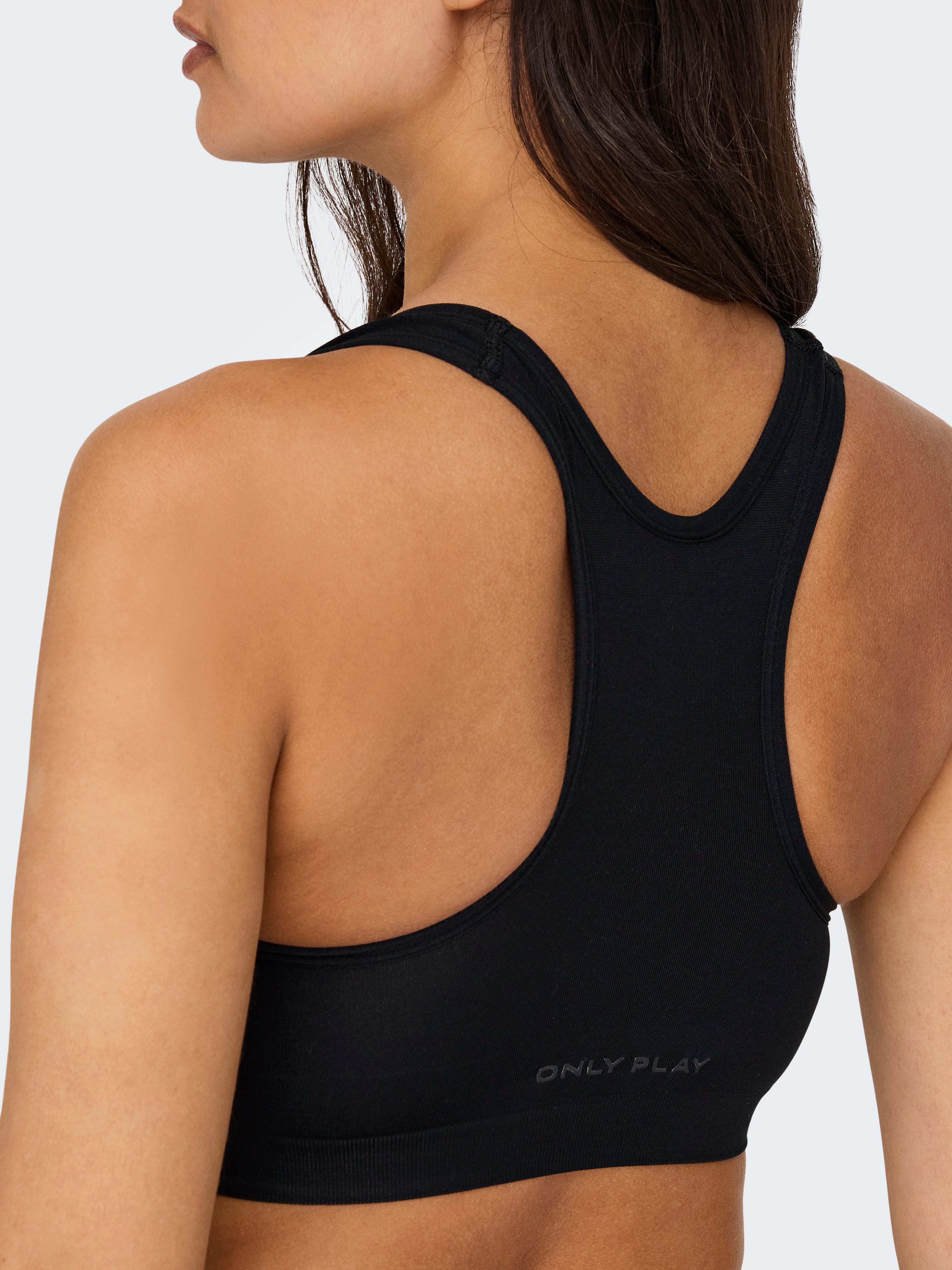 Seamless Sports Bra | Black | ONLY®
