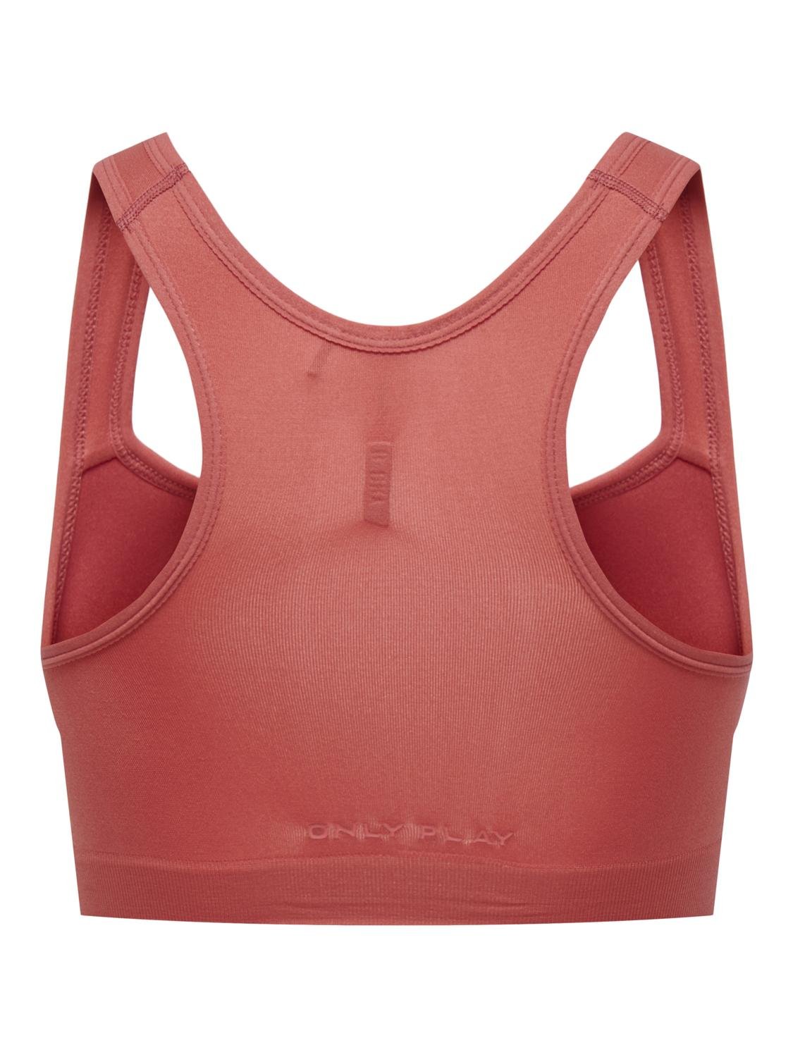 ONLY Seamless Sports Bra -Mineral Red - 15132244