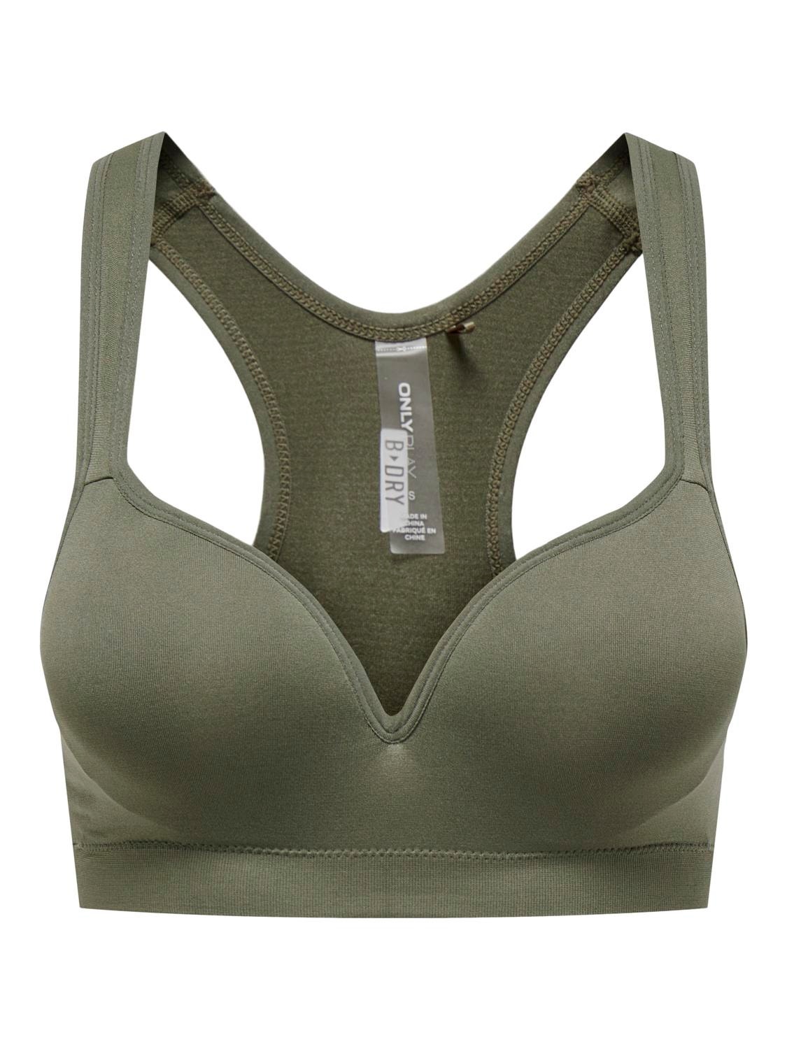 ONLY Naadloze Sport BH -Dusty Olive - 15132244