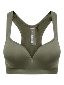 ONLY Seamless Sports-BH -Dusty Olive - 15132244
