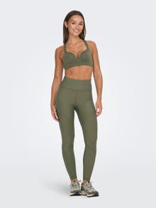 ONLY Seamless Sports-BH -Dusty Olive - 15132244