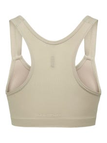 ONLY Racerback provides postural support Bras -Pumice Stone - 15132244
