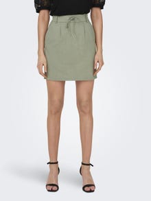 ONLY Poptrash Short Skirt -Seagrass - 15132895