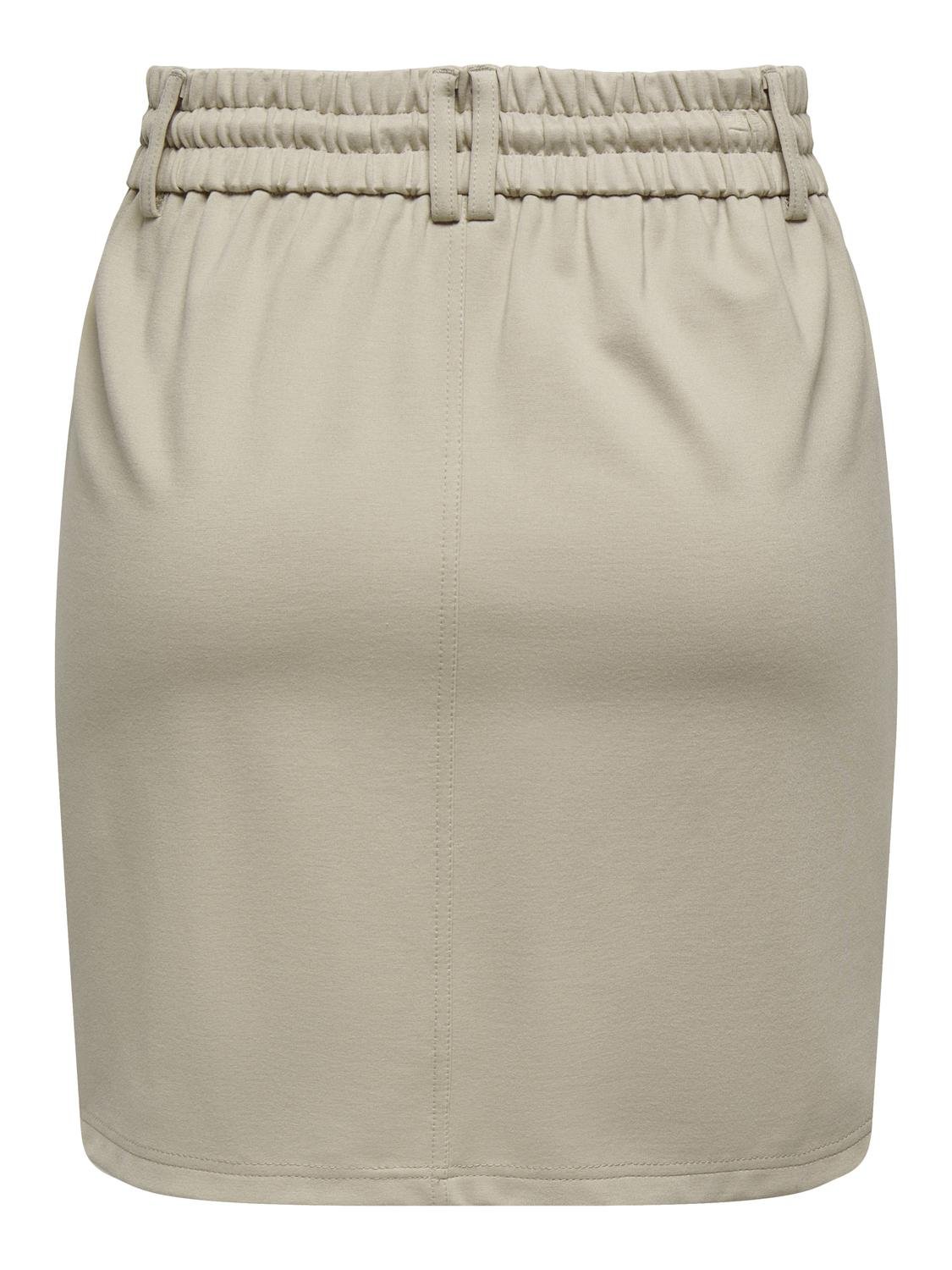 ONLY Poptrash Short Skirt -Humus - 15132895
