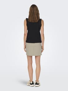 ONLY Poptrash Short Skirt -Humus - 15132895