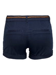 ONLY Chino shorts with belt -Night Sky - 15134246