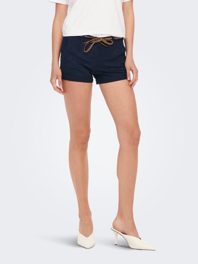 ONLY Chino shorts with belt - 15134246