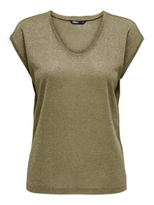 ONLY Loose fit O-hals Top -Falcon - 15136069