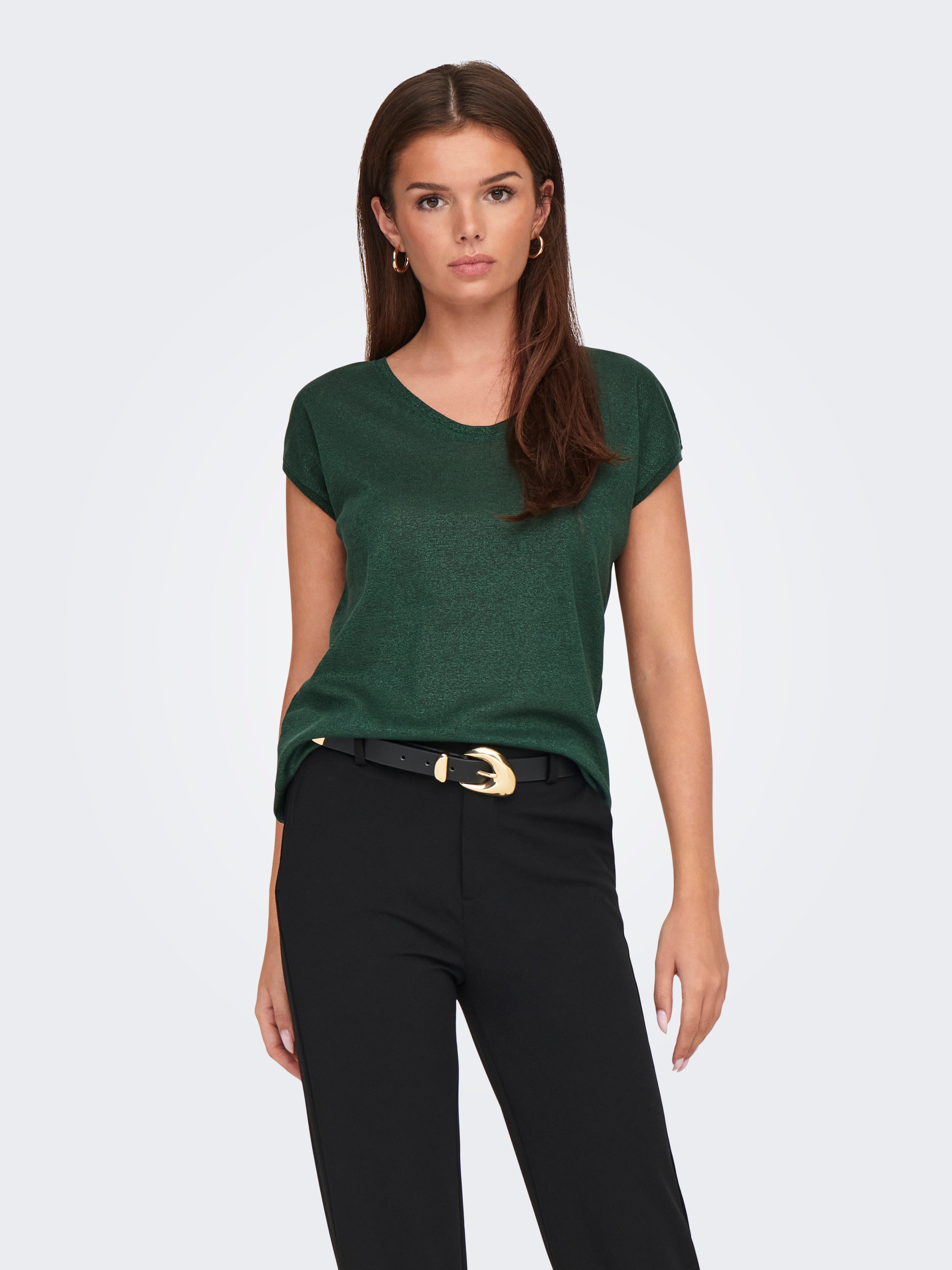 ONLSILVERY Top | Dunkelgrün | ONLY®